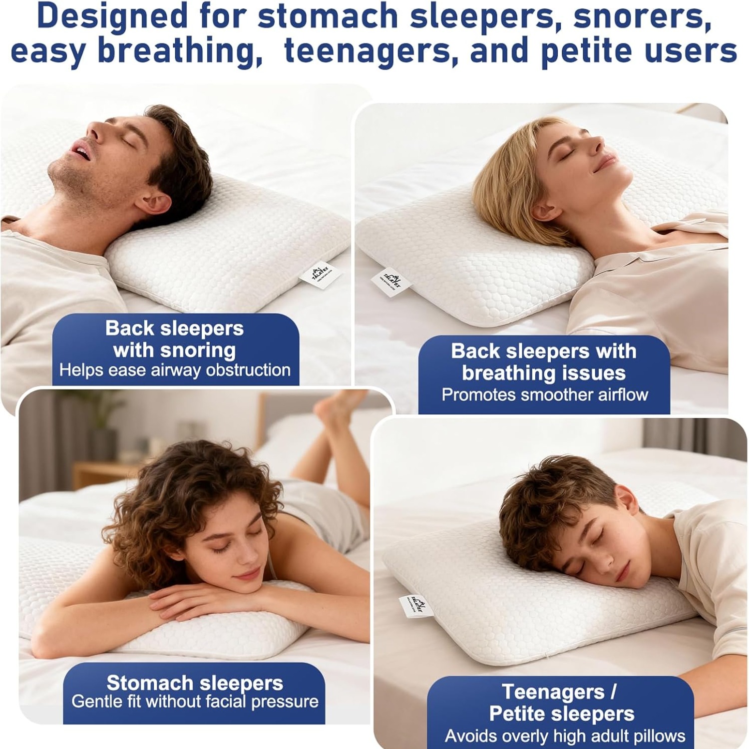 Slim Sleeper Thin Latex Pillow — image 2